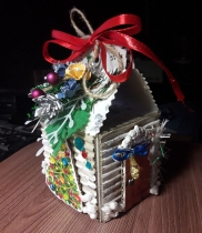 Мастер-класс по созданию коробочки для рождественского подарка, автор Турчак Надежда